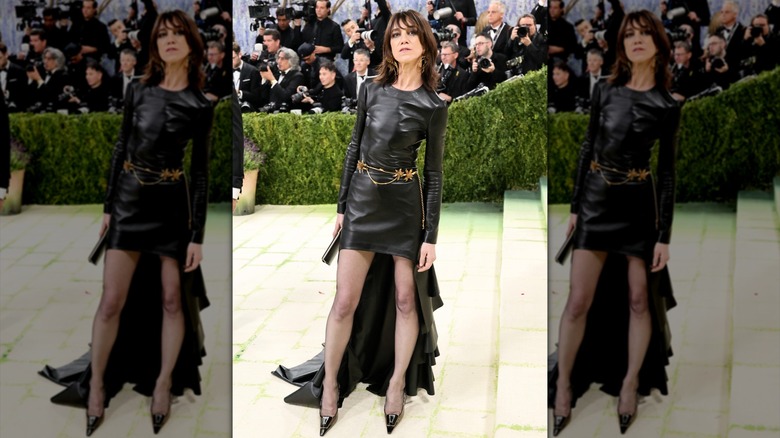 Charlotte Gainsbourg posing
