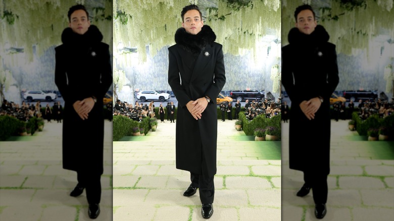 Rami Malek posing