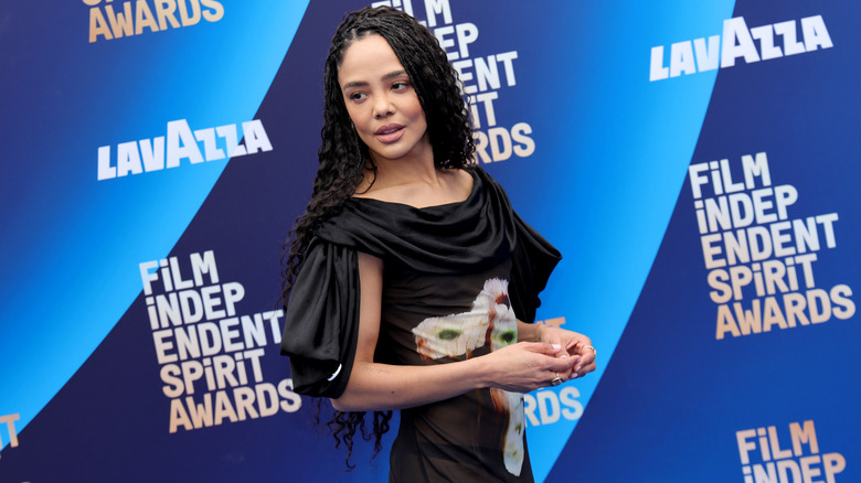 Tessa Thompson posing