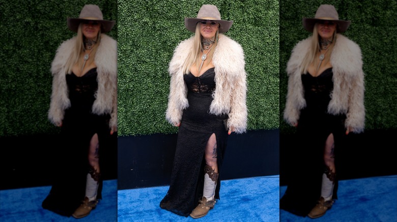 Tabatha Zimiga posing