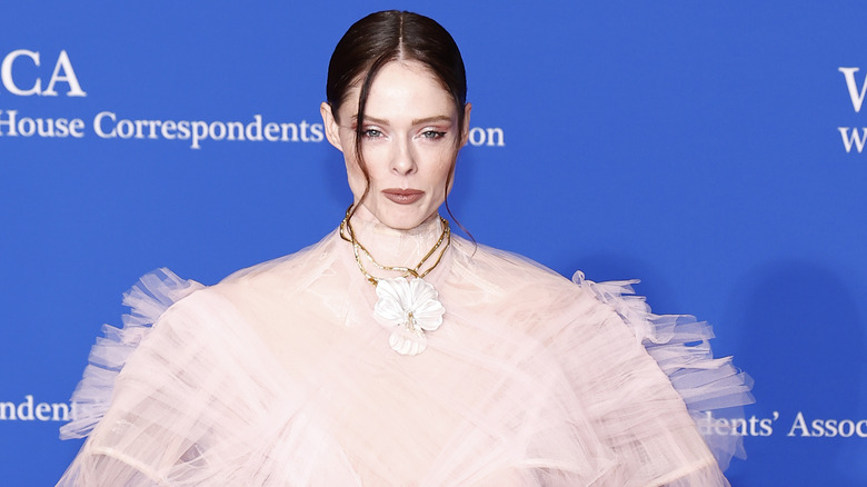 Coco Rocha tulle dress at WHCA