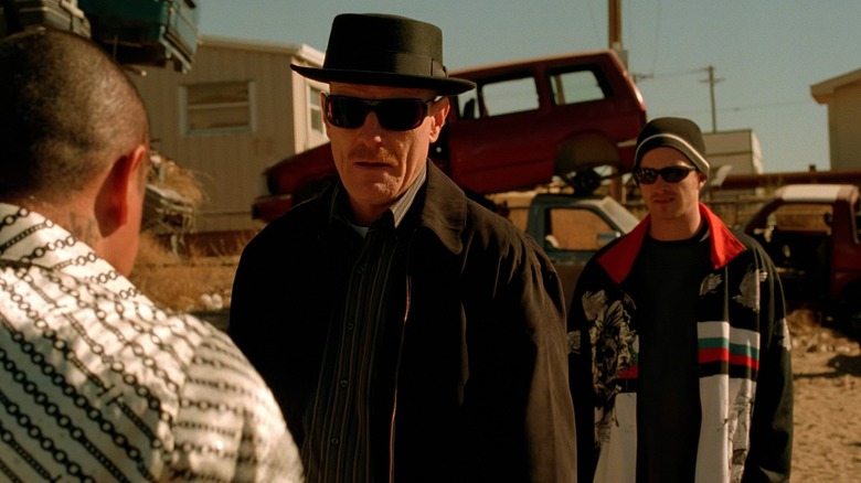 Bryan Cranston acting as Walter White in Breaking Bad.