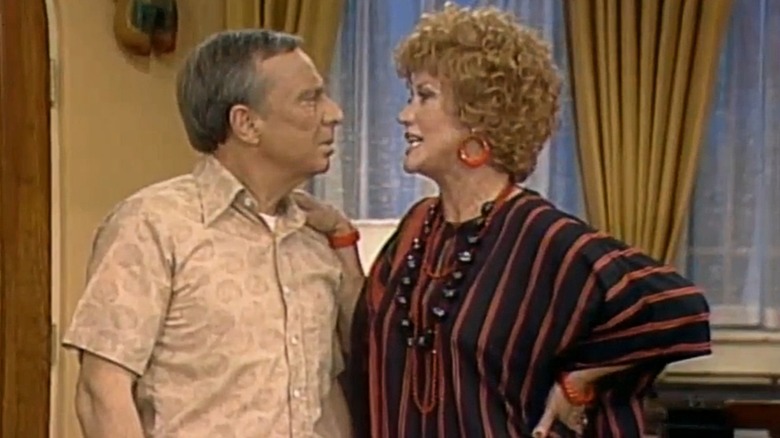 Norman Fell and Audra Lindley as Stanley and Helen Roper in Three's Company