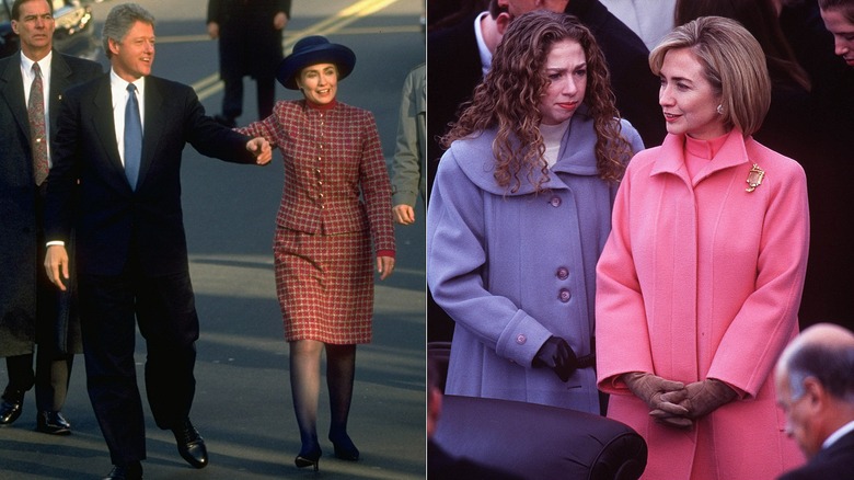 Hillary Clinton inaugural suits 1993 1997
