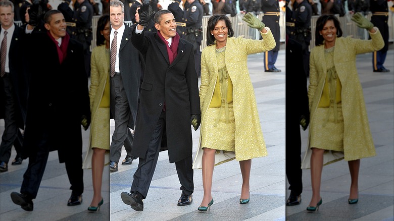 Michelle and Barack Obama inaugural 2009