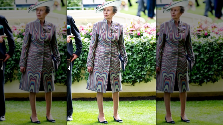 Princess Anne standing