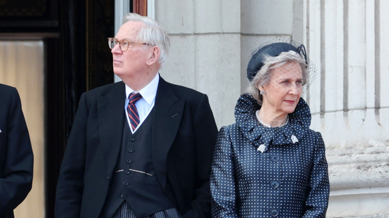 Prince Richard, Duke of Gloucester, and Birgitte, Duchess of Gloucester, standing together