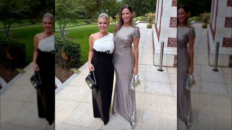 Karoline Leavitt posing with Margo Martin