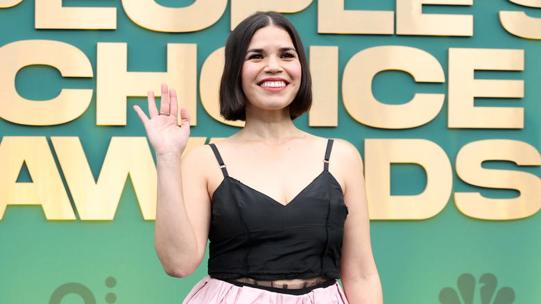America Ferrera on the People's Choice Awards red carpet