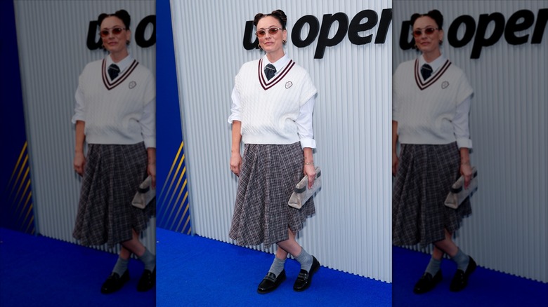 Kaley Cuoco attends the 2025 US Open