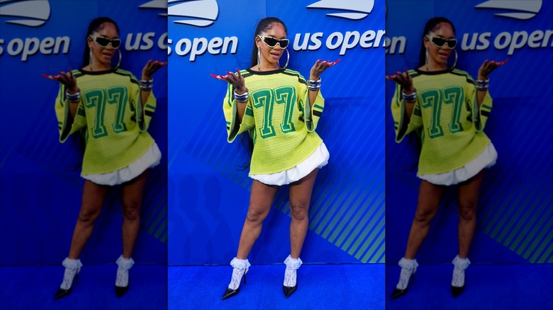 Saweetie attends the 2025 US Open