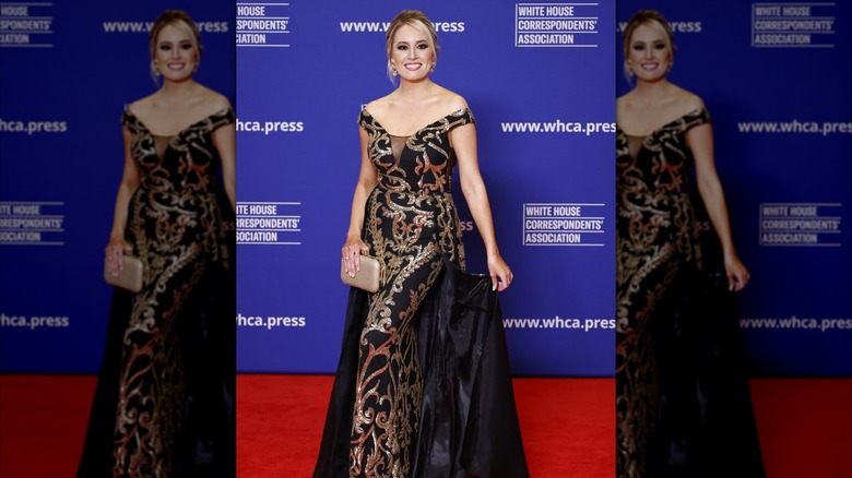 Jacqui Heinrich smiling 2025 White House Correspondents' Dinner