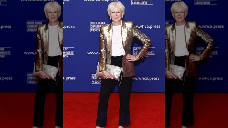 Joanna Coles hand on hip 2025 White House Correspondents' Dinner