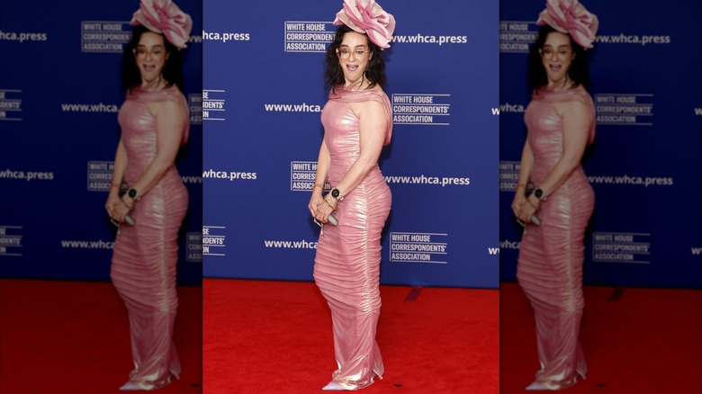 Kennedy posing 2025 White House Correspondents' Dinner