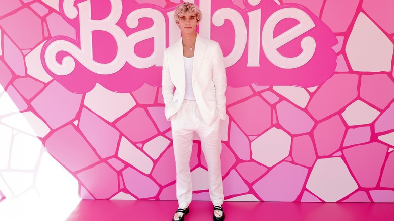 Josh Richards wearing white