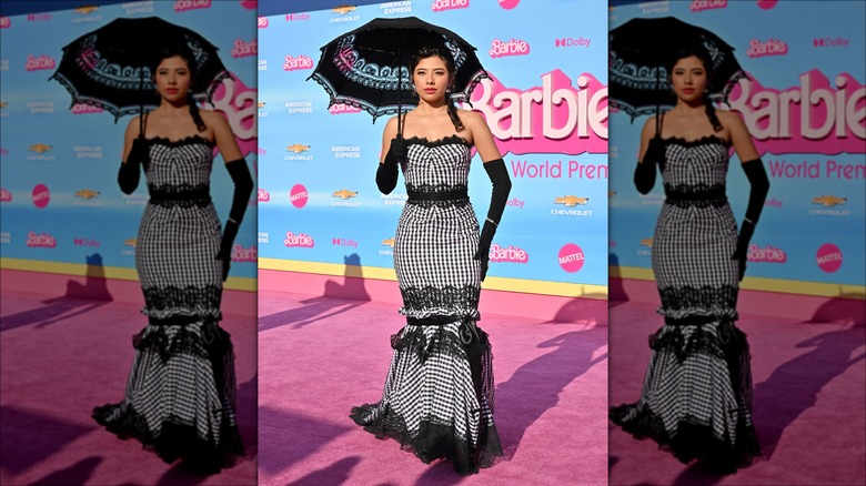 ​​Xochitl Gomez wearing a dress