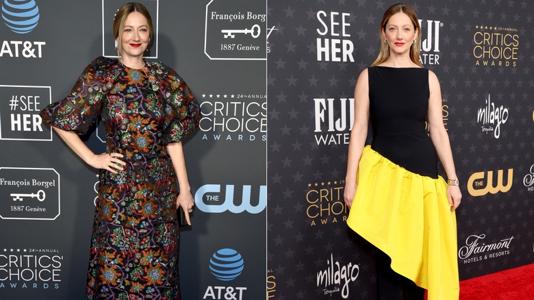 Judy Greer at the 2019 and 2023 Critics Choice Awards