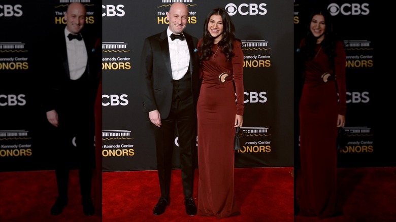 Stephen and Katie Miller posing