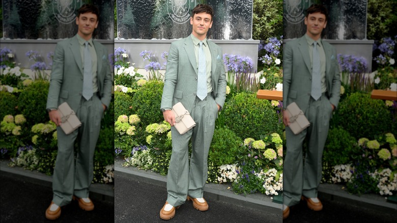 Tom Daley posing