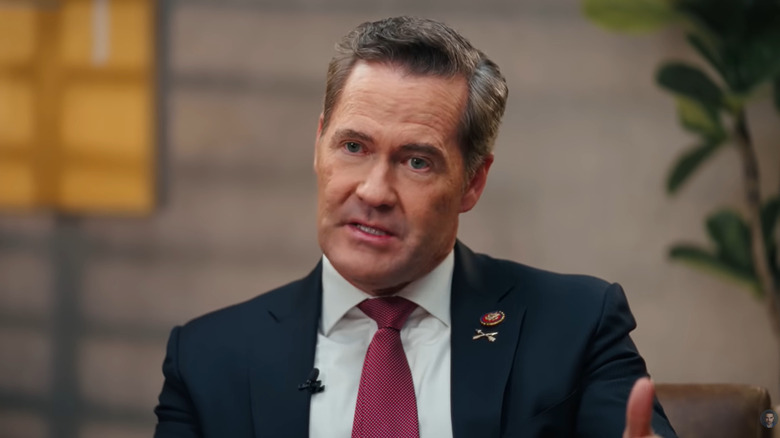 Mike Waltz speaking on Ben Shapiro's podcast