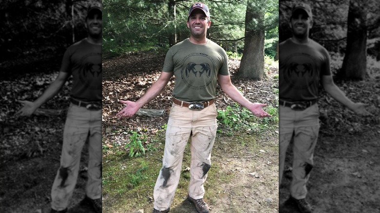 Donald Trump Jr. smiles for a photo in June 2018