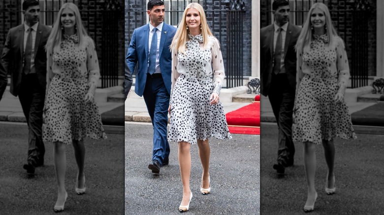 Ivanka Trump during a visit to 10 Downing Street in 2019