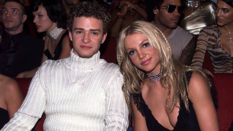 Justin Timberlake Britney Spears smiling