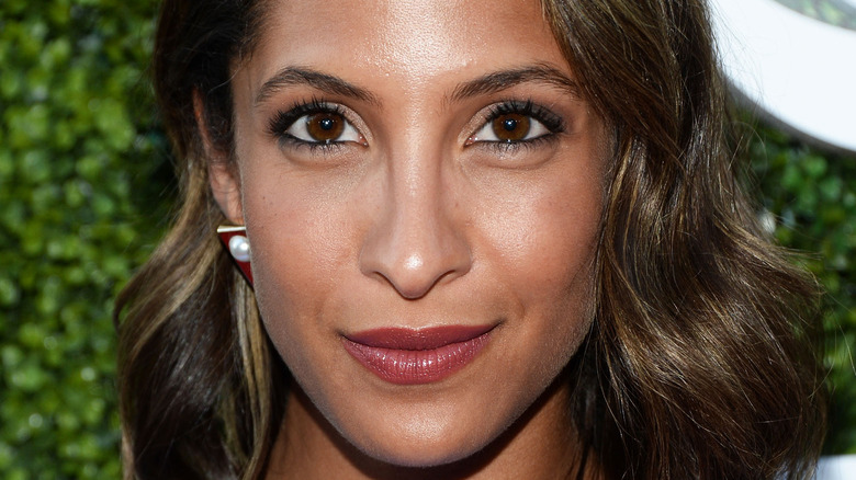 Christel Khalil posing on the red carpet