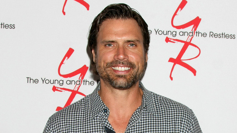 Joshua Morrow smiling