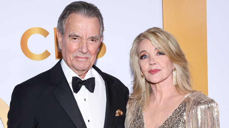 Eric Braeden and Melody Thomas Scott on red carpet