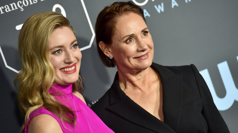 Zoe Perry and Laurie Metcalf at the 2019 Critic's Choice Awards