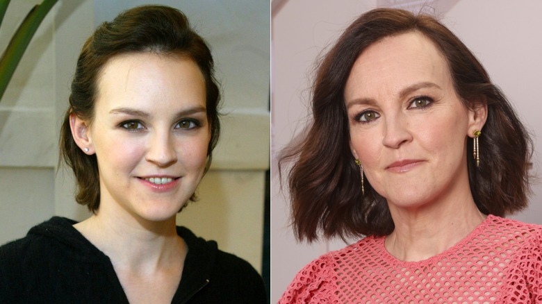 Split image of Carla Gallo in 2005 (left) and Carla Gallo in 2026 (right)
