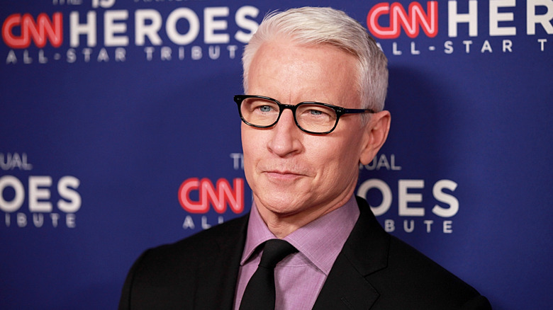 Anderson Cooper looking serious