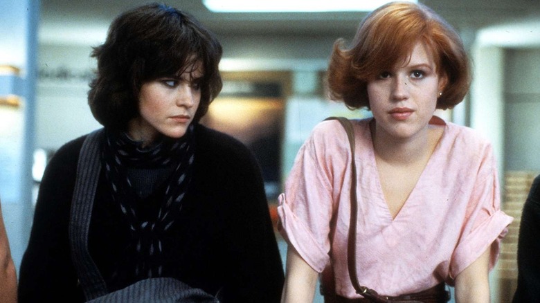 Ally Sheedy and Molly Ringwald in The Breakfast Club