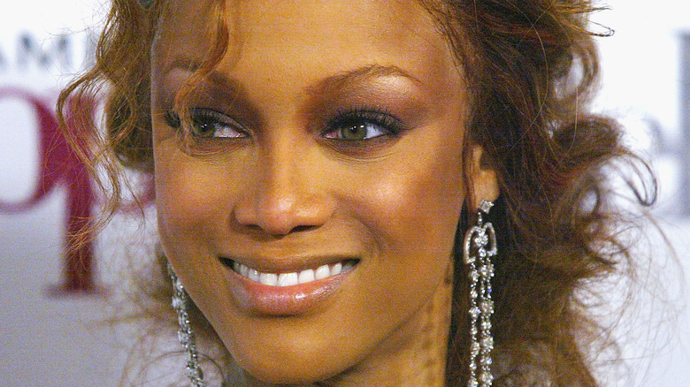 Tyra Banks smiling