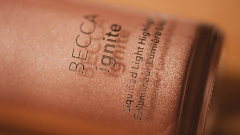 Close-up of Becca Cosmetics liquid highlighter