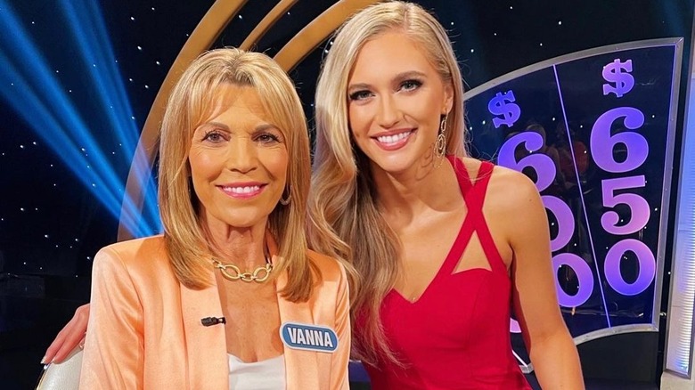 Vanna White and Maggie Sajak