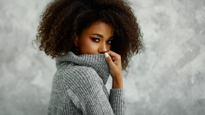 pile of cozy cashmere sweaters