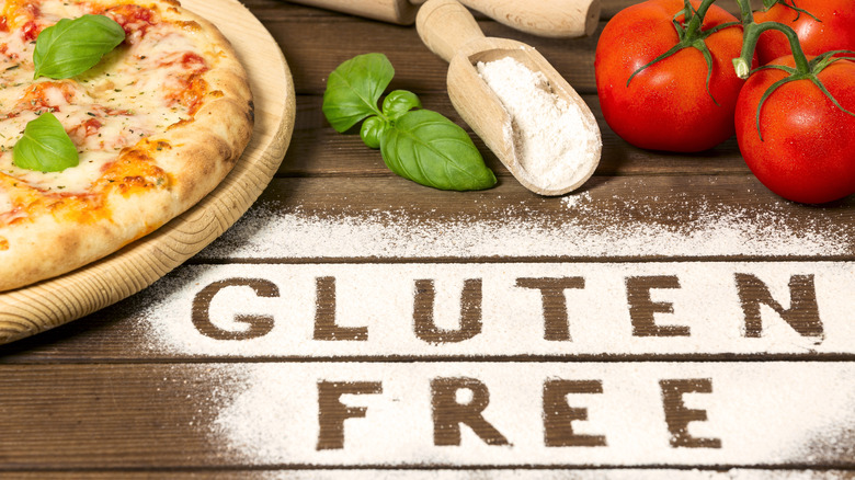 gluten-free tomato basil pizza