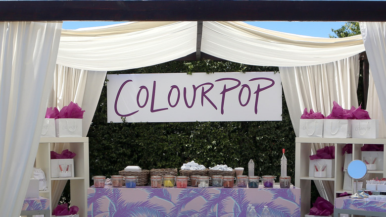 ColourPop Cosmetics Display at REVOLVE Event