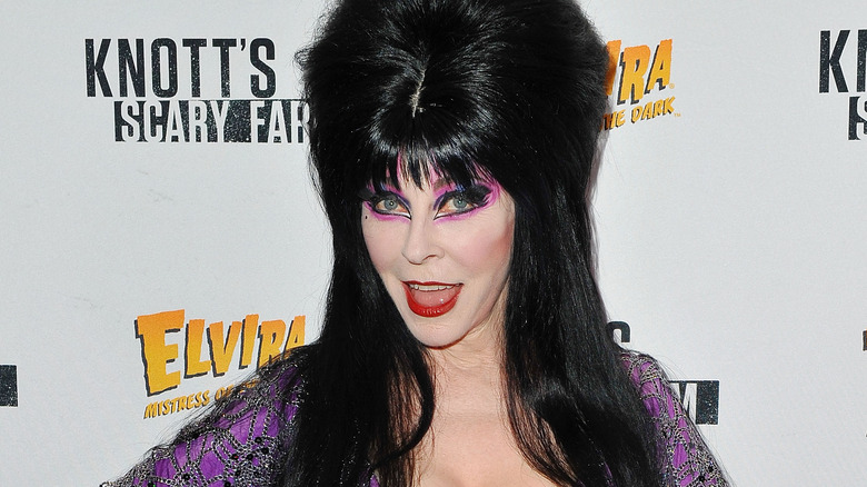 Elvira on the red carpet