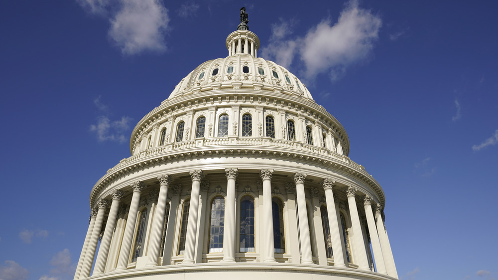 The Capitol under blue skies