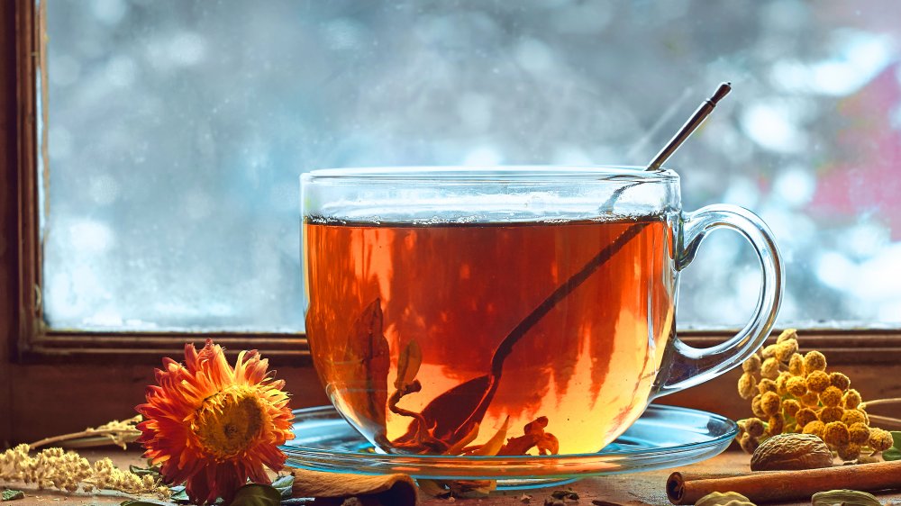 Tea cup by the window
