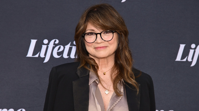 Valerie Bertinelli smiling with a black blazer
