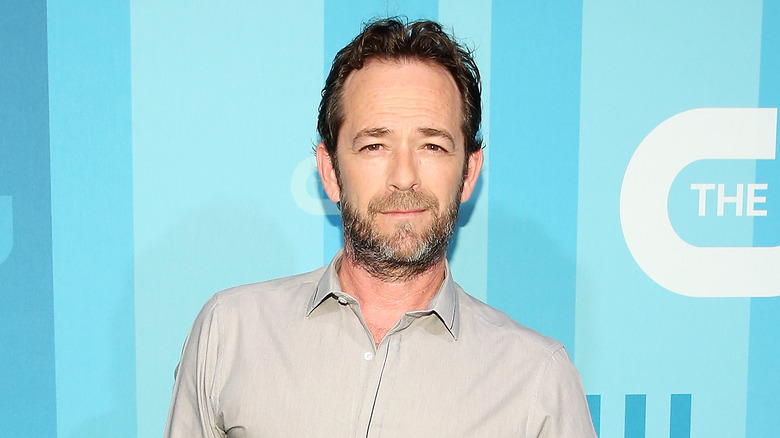 Luke Perry at the CW upfront