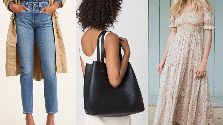 Three different ethical brand options