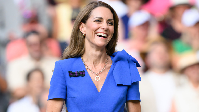 Catherine, Princess of Wales during the 2025 Wimbledon Tennis Championships