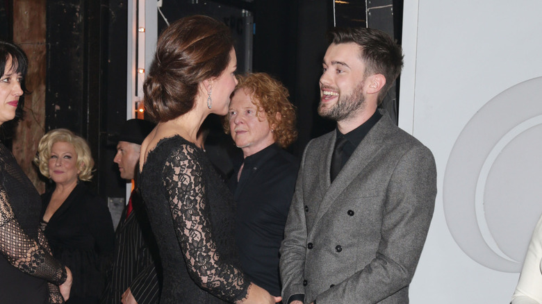 Jack Whitehall reunites with classmate Kate Middleton at the 2014 Royal Variety Performance