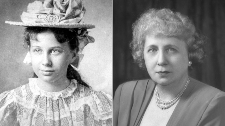 Side-by-side photos of Bess Truman