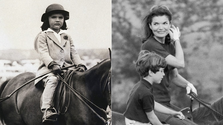 Side-by-side photos of Jackie Kennedy